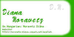 diana moravetz business card